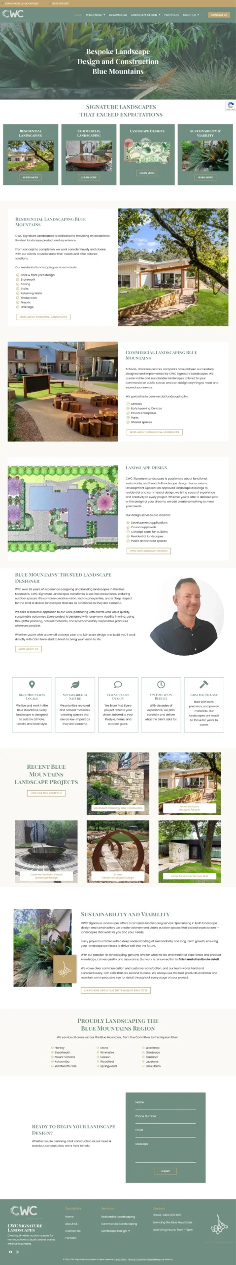 CWC full web homepage