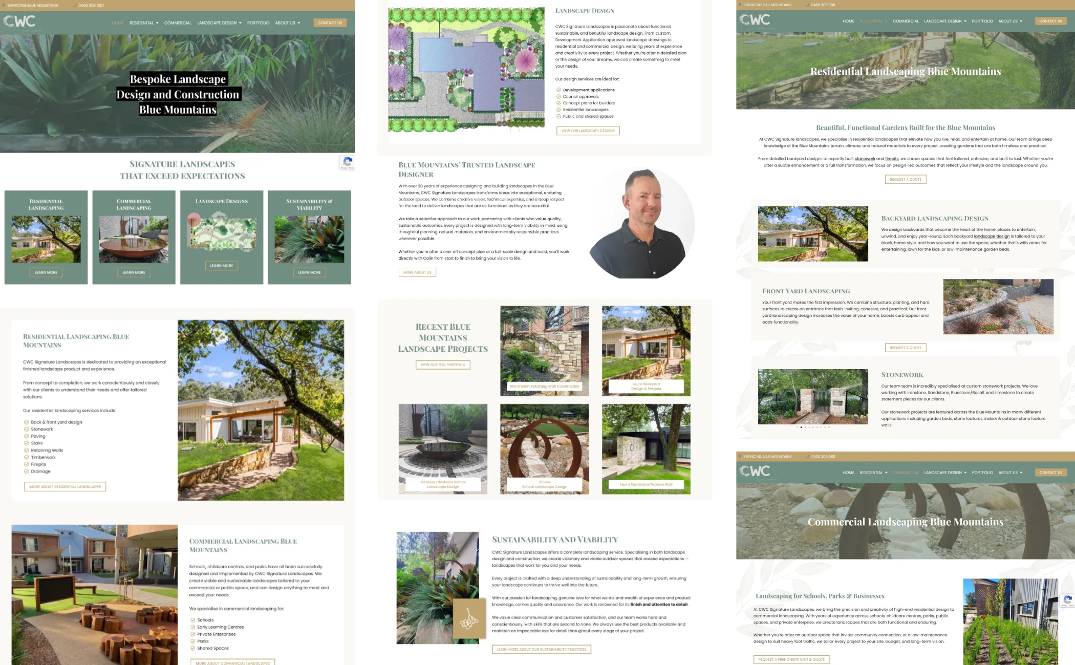 Overview of CWC website
