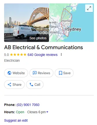 Business Reviews 5 star example