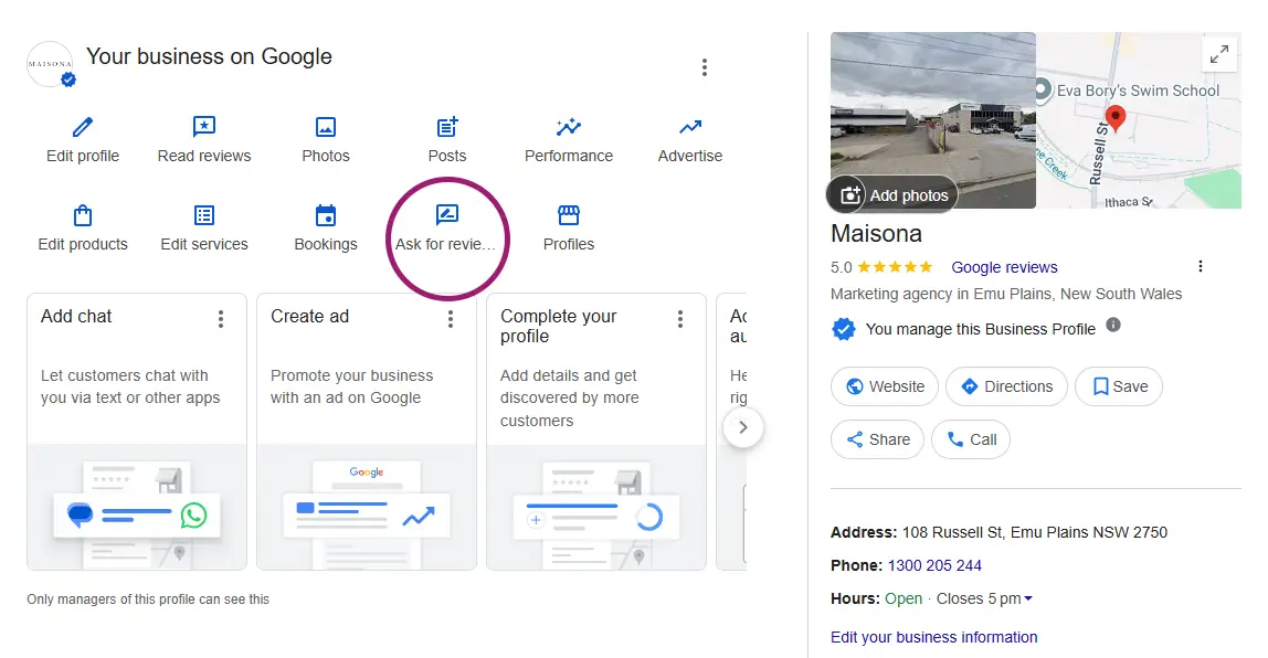 My Google Business Maisona