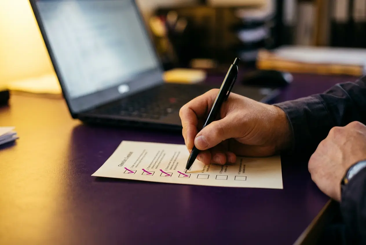 Working through an SEO audit checklist in the right order