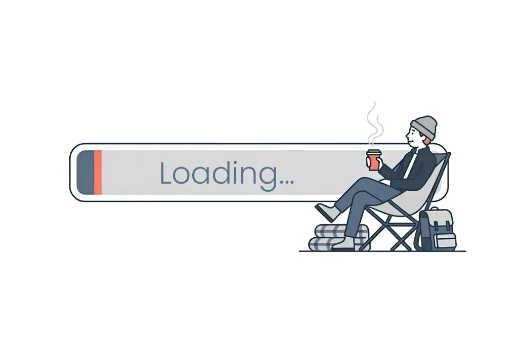 Waiting for a slow loading webpage